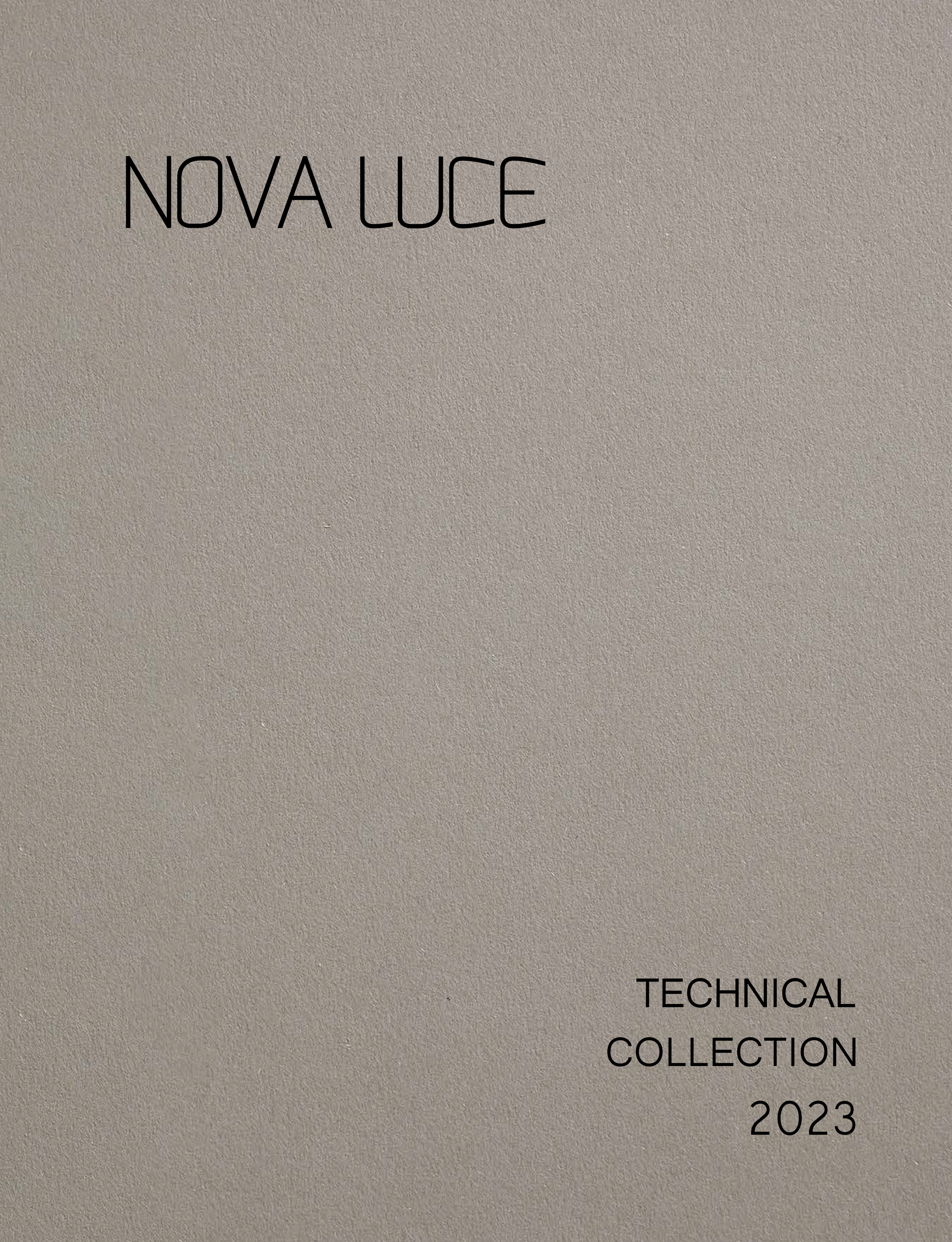 Catalog Nova Luce Technical 2023